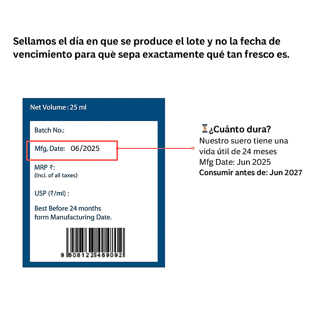 Sérum Roll-On para el Crecimiento del Cabello