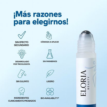 Sérum Roll-On para el Crecimiento del Cabello